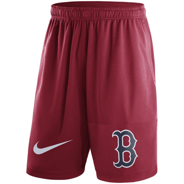 Men's Boston Red Sox Nike Red Dry Fly Shorts